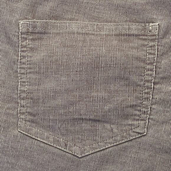 TOAD & CO Corduroy Pants Straight Leg Organic Cotton Gray Casual Women's Size 12 - Picture 12 of 16